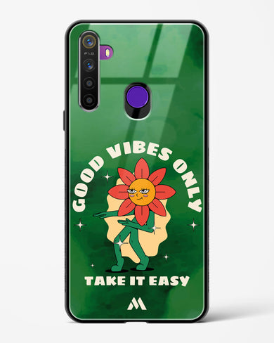 Good Vibes Only Glass Case Phone Cover (Realme)