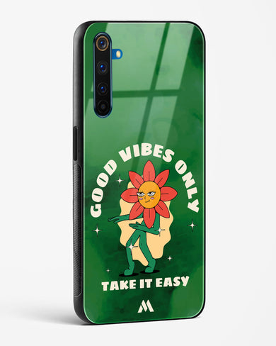 Good Vibes Only Glass Case Phone Cover (Realme)