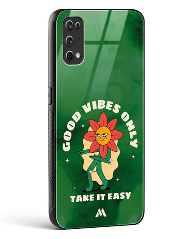 Good Vibes Only Glass Case Phone Cover (Realme)