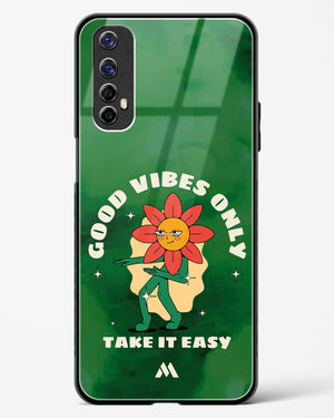 Good Vibes Only Glass Case Phone Cover (Realme)