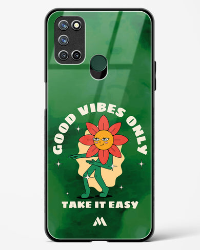 Good Vibes Only Glass Case Phone Cover (Realme)