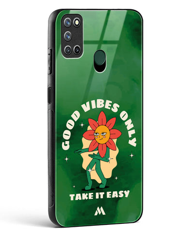 Good Vibes Only Glass Case Phone Cover (Realme)