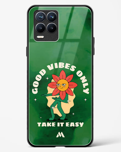 Good Vibes Only Glass Case Phone Cover (Realme)