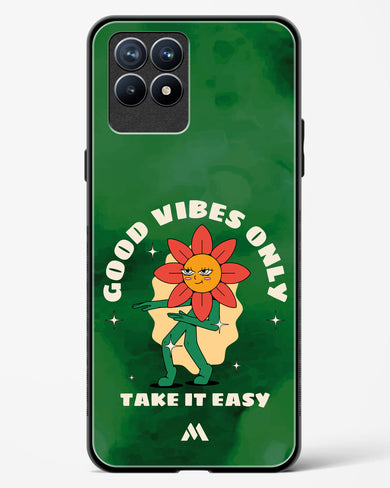 Good Vibes Only Glass Case Phone Cover (Realme)