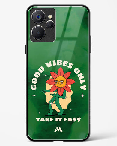 Good Vibes Only Glass Case Phone Cover (Realme)