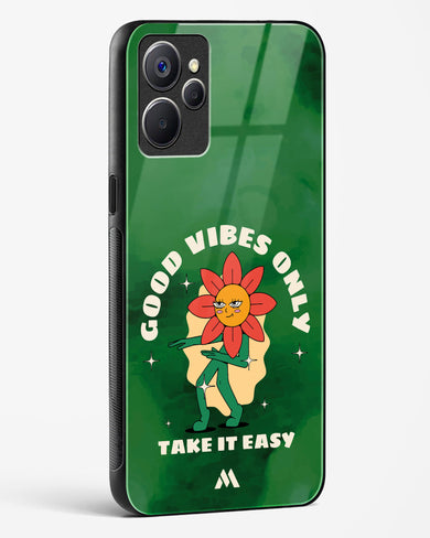 Good Vibes Only Glass Case Phone Cover (Realme)