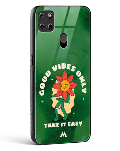 Good Vibes Only Glass Case Phone Cover (Realme)