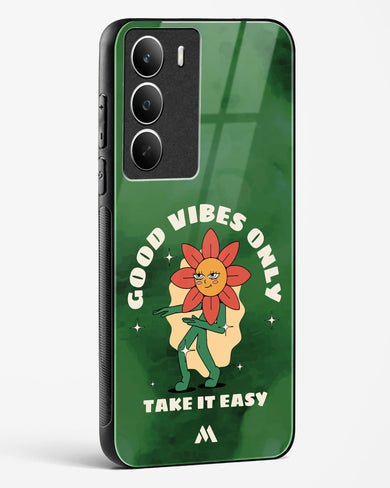 Good Vibes Only Glass Case Phone Cover (Realme)