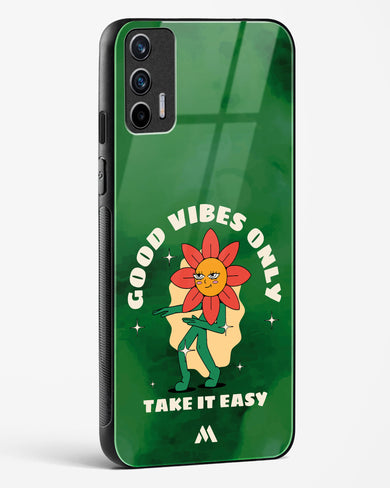 Good Vibes Only Glass Case Phone Cover (Realme)