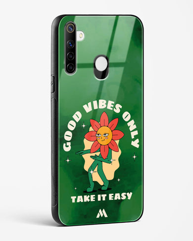 Good Vibes Only Glass Case Phone Cover (Realme)