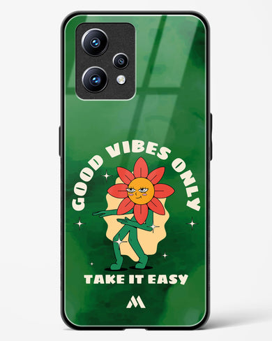 Good Vibes Only Glass Case Phone Cover (Realme)