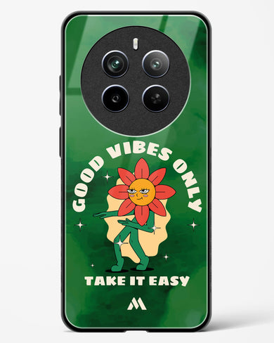 Good Vibes Only Glass Case Phone Cover (Realme)