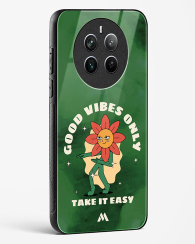 Good Vibes Only Glass Case Phone Cover (Realme)