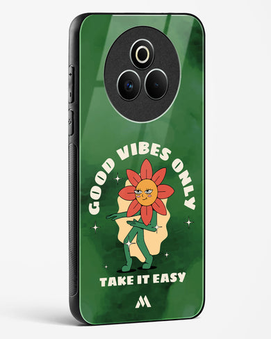 Good Vibes Only Glass Case Phone Cover (Realme)