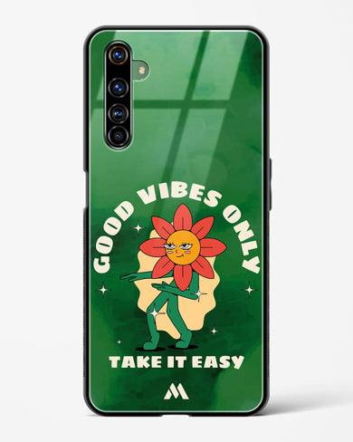 Good Vibes Only Glass Case Phone Cover (Realme)