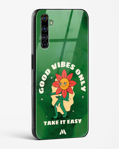 Good Vibes Only Glass Case Phone Cover (Realme)