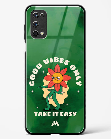 Good Vibes Only Glass Case Phone Cover (Realme)