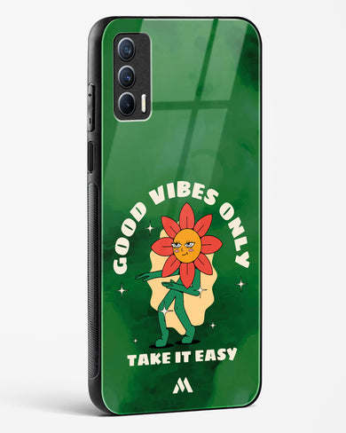 Good Vibes Only Glass Case Phone Cover (Realme)