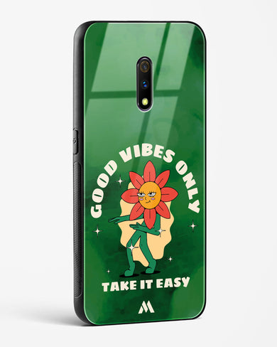 Good Vibes Only Glass Case Phone Cover (Realme)