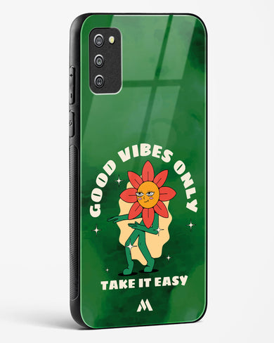 Good Vibes Only Glass Case Phone Cover (Samsung)