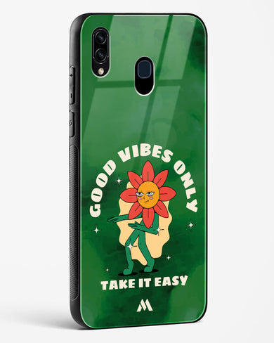 Good Vibes Only Glass Case Phone Cover (Samsung)