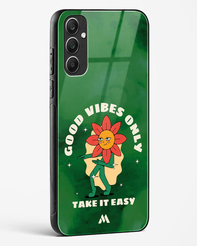 Good Vibes Only Glass Case Phone Cover (Samsung)