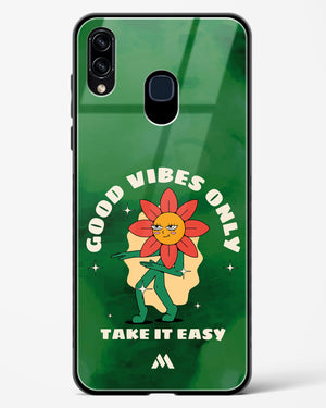 Good Vibes Only Glass Case Phone Cover (Samsung)