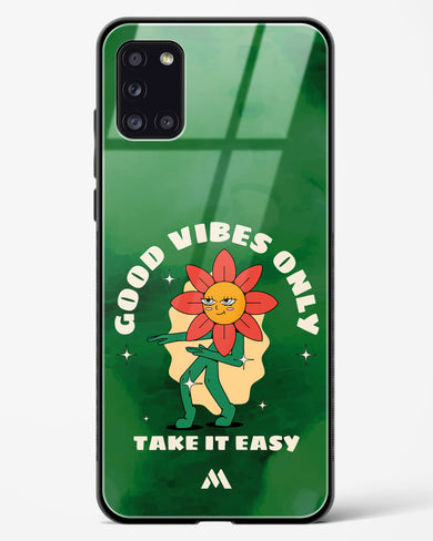 Good Vibes Only Glass Case Phone Cover (Samsung)
