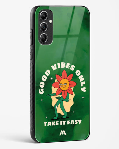 Good Vibes Only Glass Case Phone Cover (Samsung)