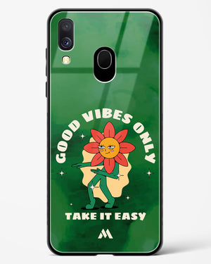 Good Vibes Only Glass Case Phone Cover (Samsung)