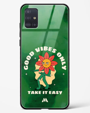 Good Vibes Only Glass Case Phone Cover (Samsung)