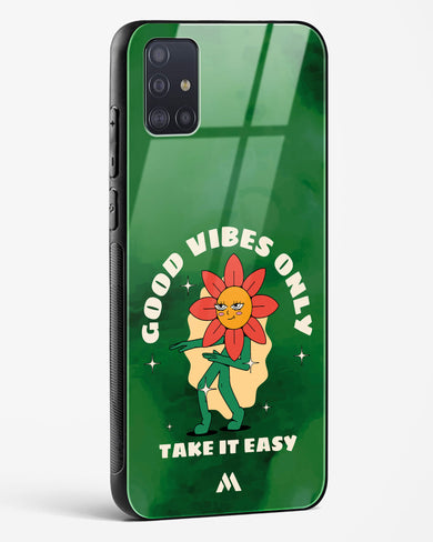 Good Vibes Only Glass Case Phone Cover (Samsung)