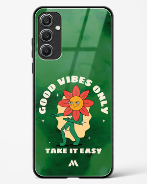 Good Vibes Only Glass Case Phone Cover (Samsung)