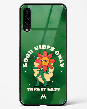 Good Vibes Only Glass Case Phone Cover (Samsung)