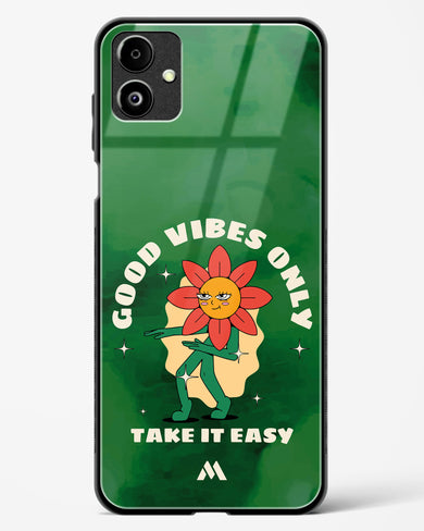 Good Vibes Only Glass Case Phone Cover (Samsung)