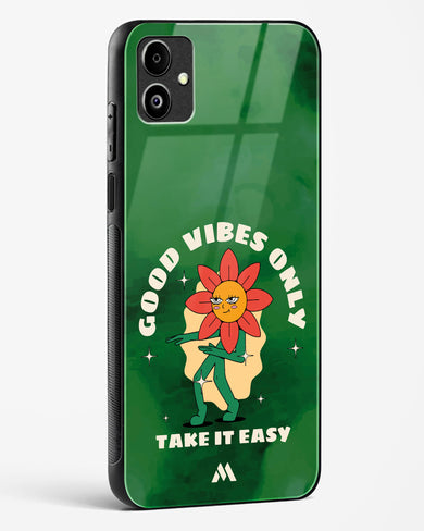 Good Vibes Only Glass Case Phone Cover (Samsung)