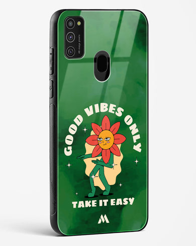 Good Vibes Only Glass Case Phone Cover (Samsung)