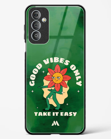 Good Vibes Only Glass Case Phone Cover (Samsung)