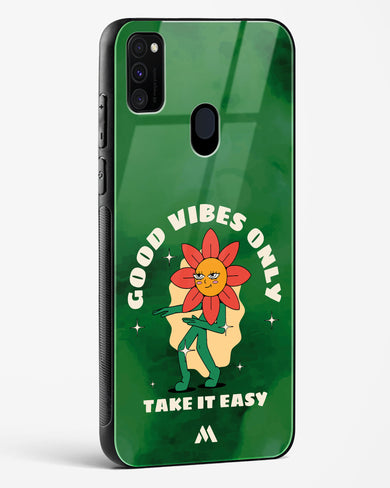 Good Vibes Only Glass Case Phone Cover (Samsung)