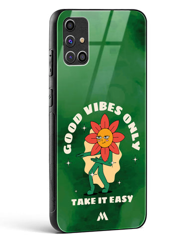 Good Vibes Only Glass Case Phone Cover (Samsung)