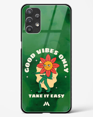 Good Vibes Only Glass Case Phone Cover (Samsung)