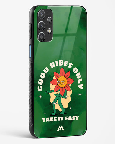 Good Vibes Only Glass Case Phone Cover (Samsung)