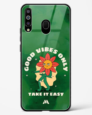 Good Vibes Only Glass Case Phone Cover (Samsung)