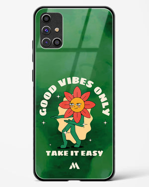 Good Vibes Only Glass Case Phone Cover (Samsung)