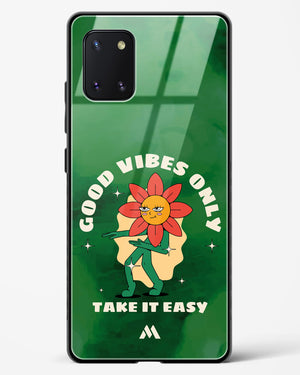 Good Vibes Only Glass Case Phone Cover (Samsung)