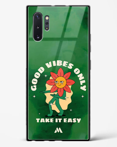 Good Vibes Only Glass Case Phone Cover (Samsung)