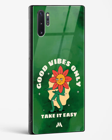 Good Vibes Only Glass Case Phone Cover (Samsung)