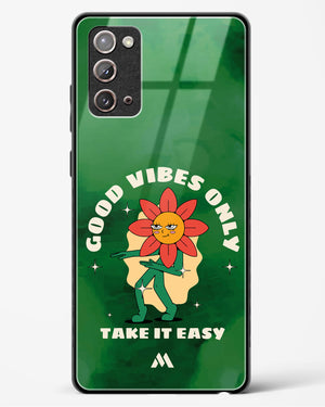Good Vibes Only Glass Case Phone Cover (Samsung)