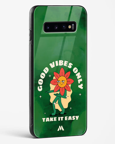 Good Vibes Only Glass Case Phone Cover (Samsung)