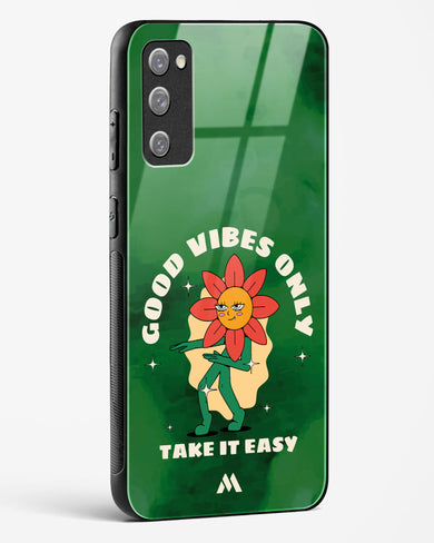 Good Vibes Only Glass Case Phone Cover (Samsung)